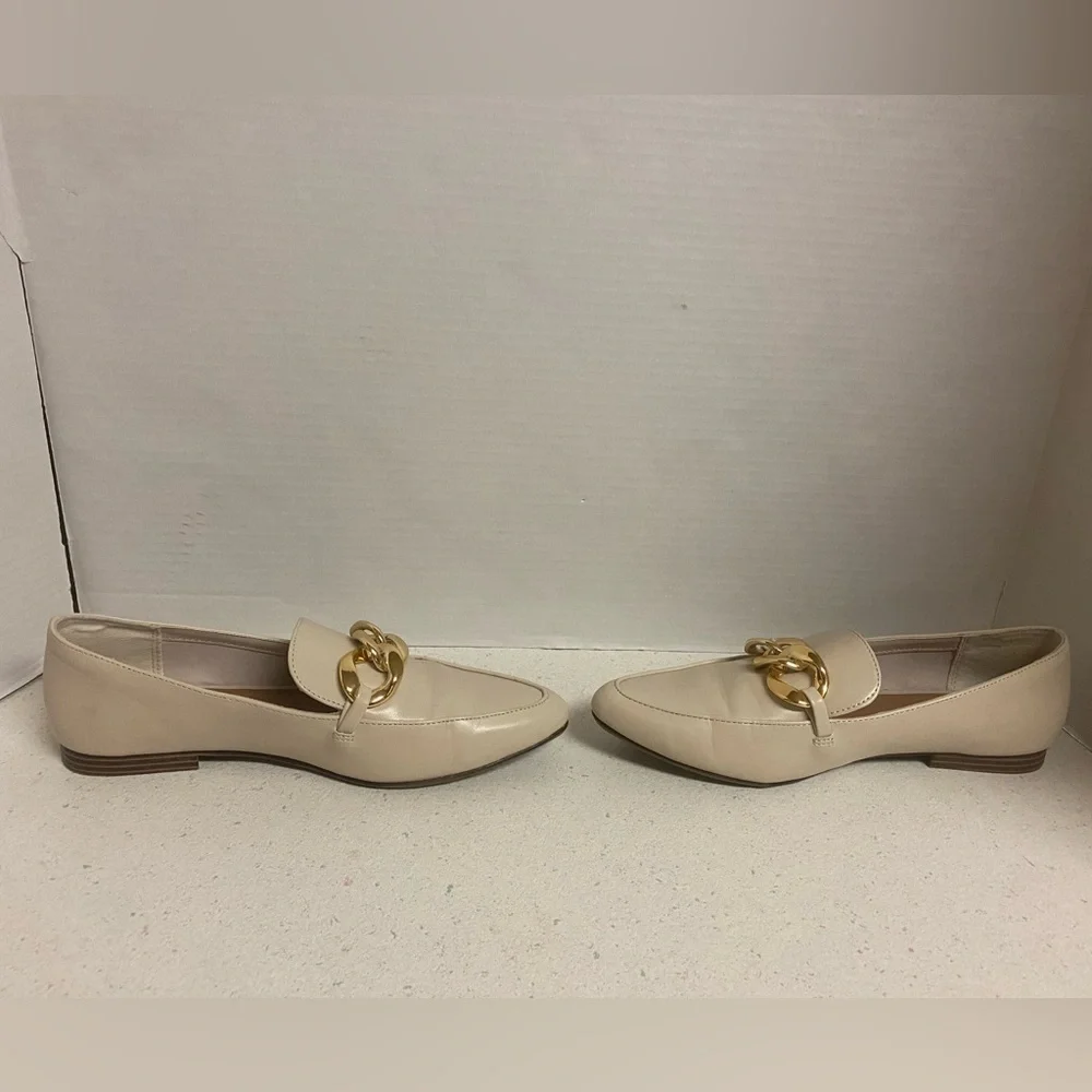 Madden NYC Bone Chain-Trim Loafers